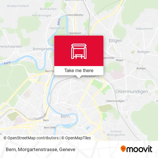 Bern, Morgartenstrasse map