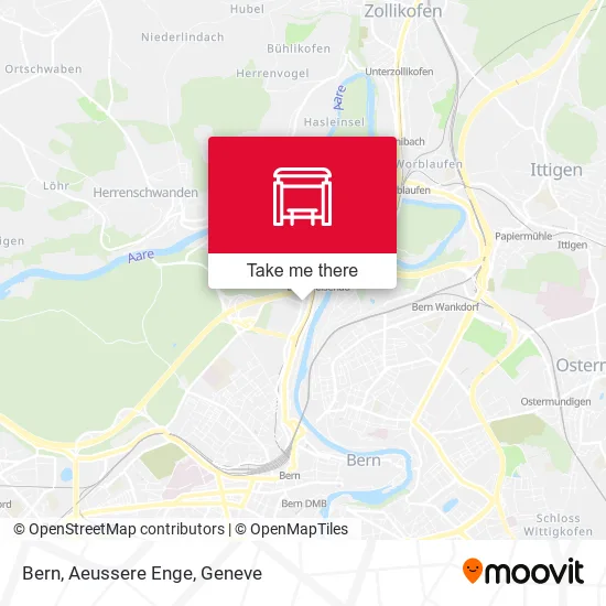 Bern, Aeussere Enge map