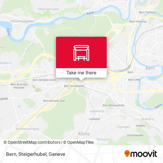 Bern, Steigerhubel map