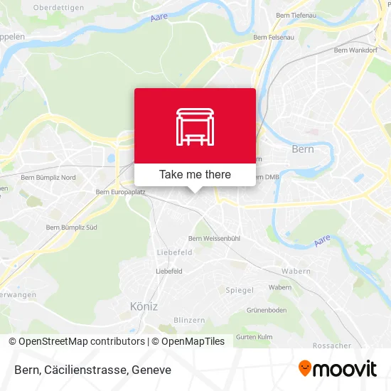 Bern, Cäcilienstrasse map