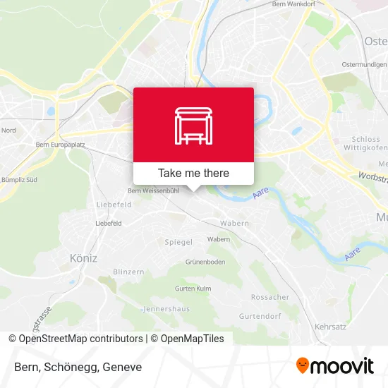 Bern, Schönegg map