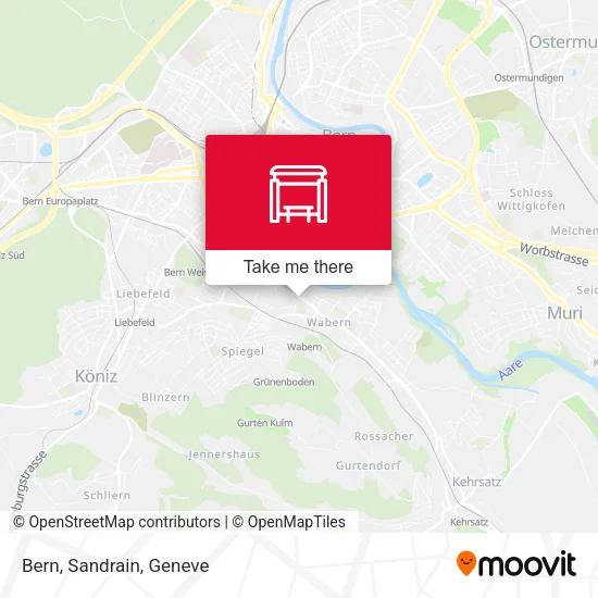 Bern, Sandrain map