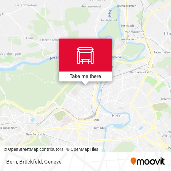 Bern, Brückfeld map