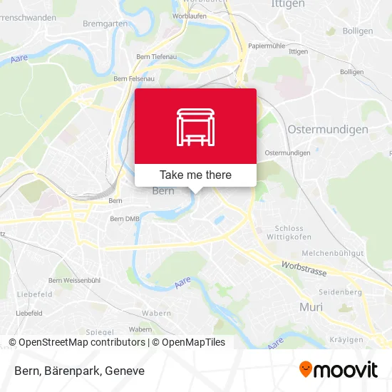 Bern, Bärenpark map