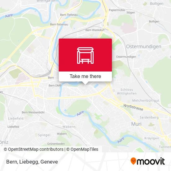 Bern, Liebegg map