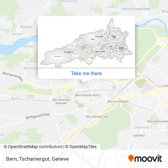 Bern, Tscharnergut Karte