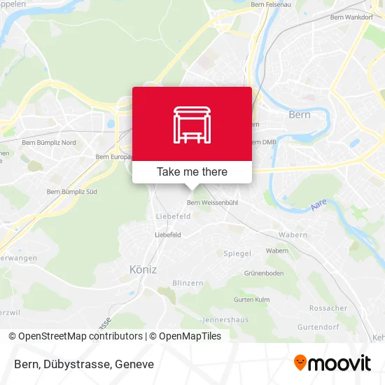Bern, Dübystrasse map