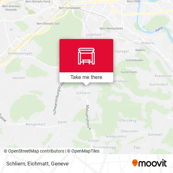 Schliern, Eichmatt map
