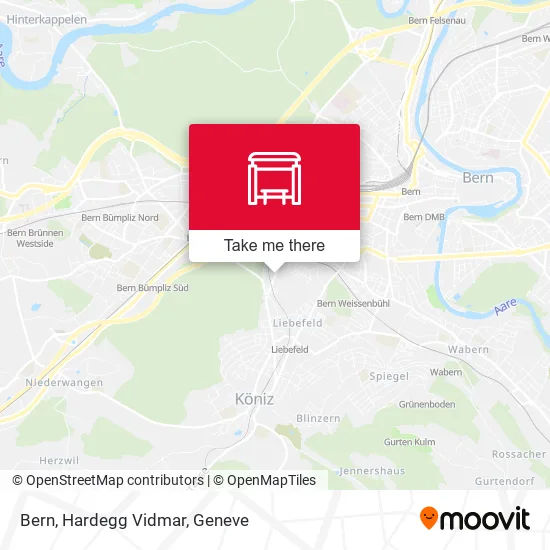 Bern, Hardegg Vidmar map