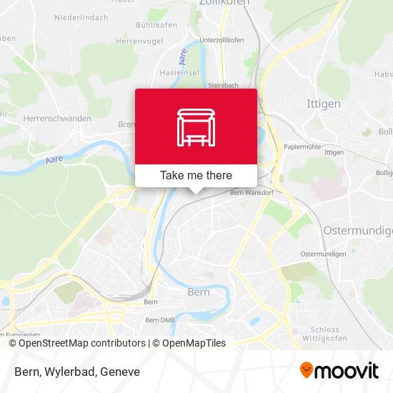 Bern, Wylerbad map