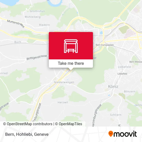 Bern, Hohliebi map