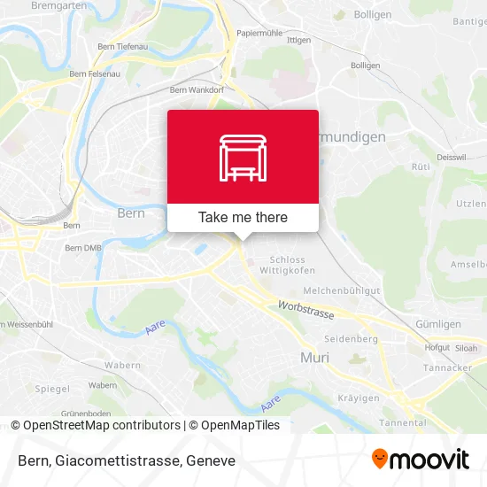 Bern, Giacomettistrasse map