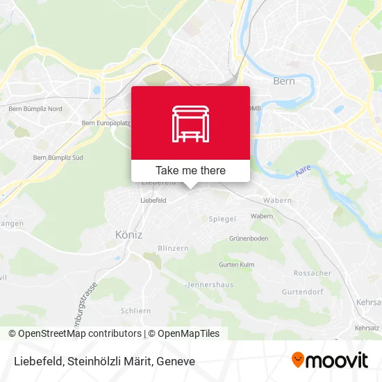 Liebefeld, Steinhölzli Märit map