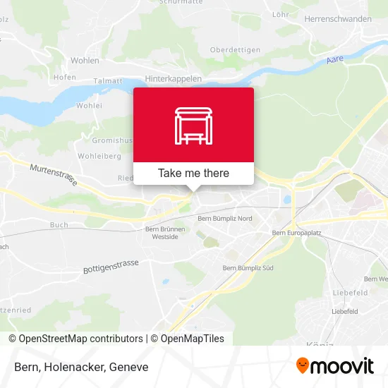 Bern, Holenacker map