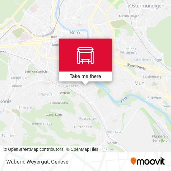 Wabern, Weyergut map
