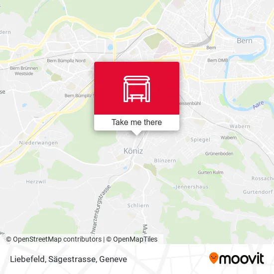 Liebefeld, Sägestrasse map