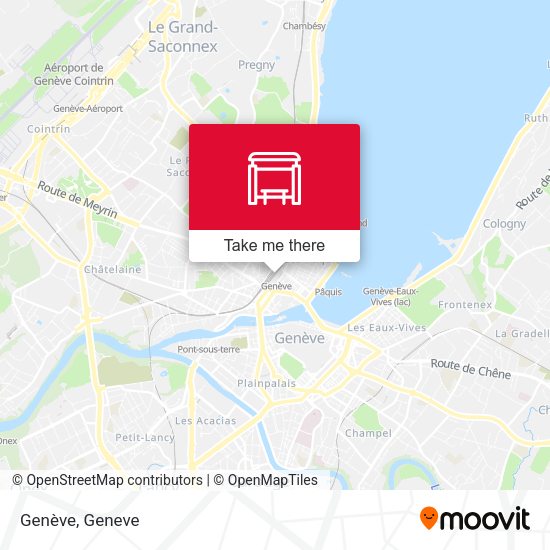 Genève map