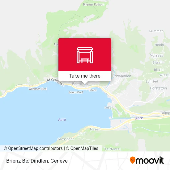 Brienz Be, Dindlen map