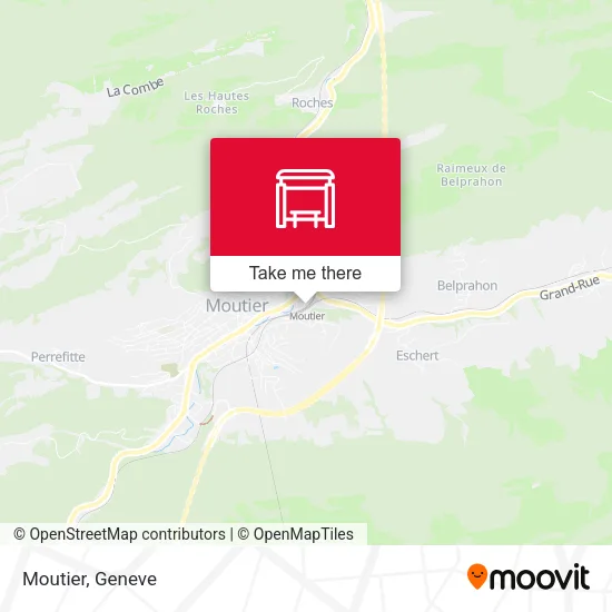 Moutier map