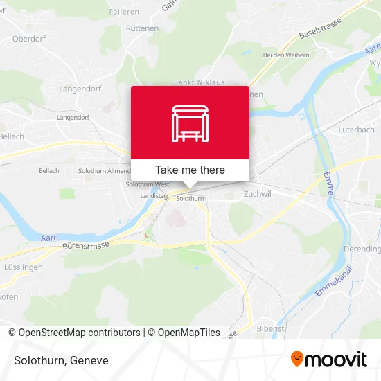 Solothurn map