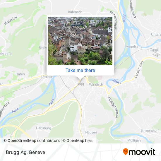 Brugg Ag map