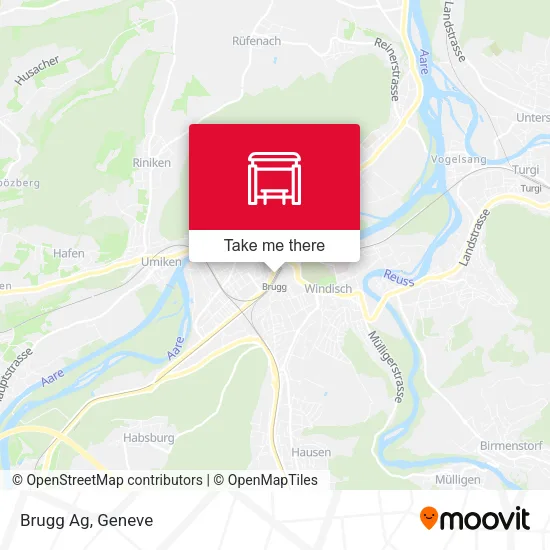 Brugg Ag map