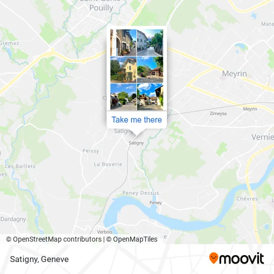 Satigny map