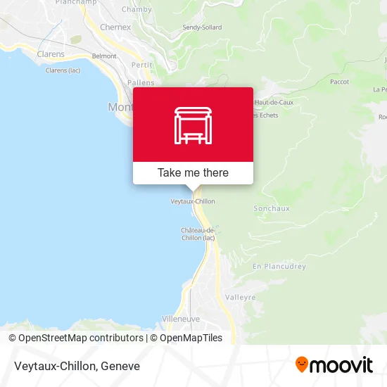 Veytaux-Chillon map