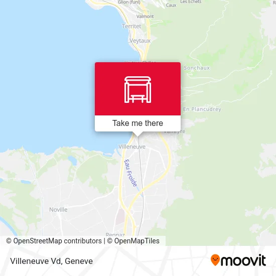 Villeneuve Vd map