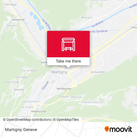 Martigny map