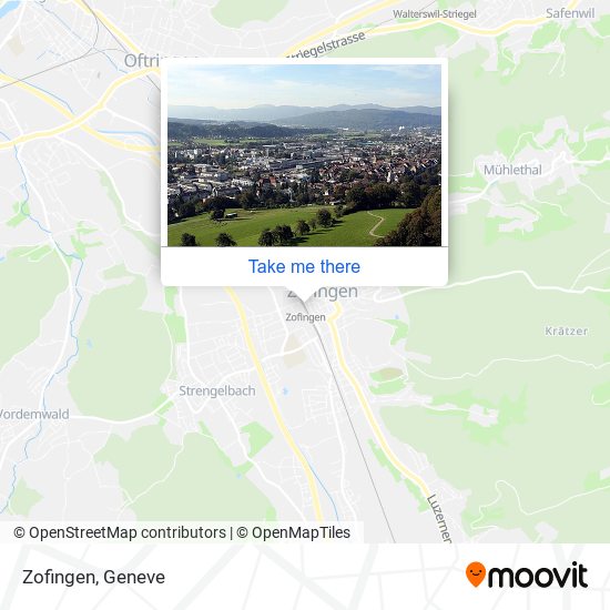 Zofingen map