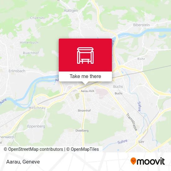 Aarau map