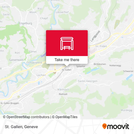 St. Gallen map