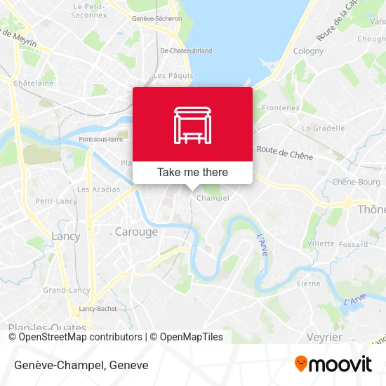 Genève-Champel map