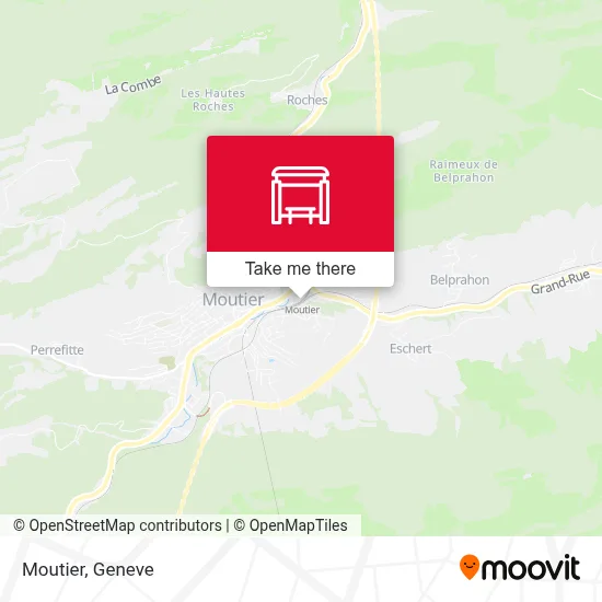 Moutier map