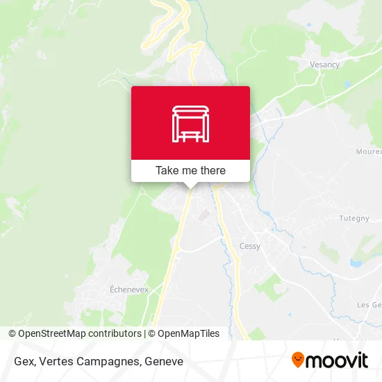 Gex, Vertes Campagnes map