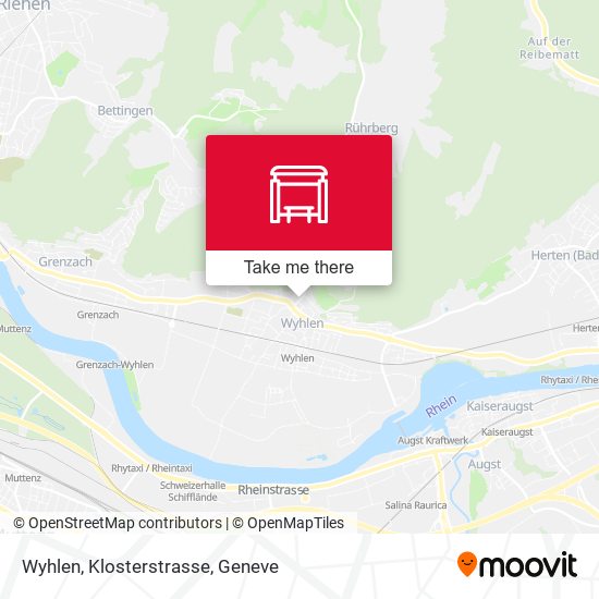 Wyhlen, Klosterstrasse map