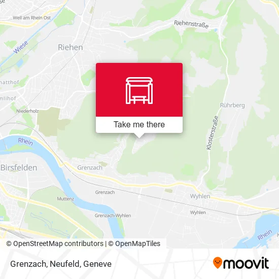 Grenzach, Neufeld map