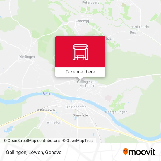 Gailingen, Löwen map