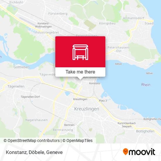 Konstanz, Döbele map