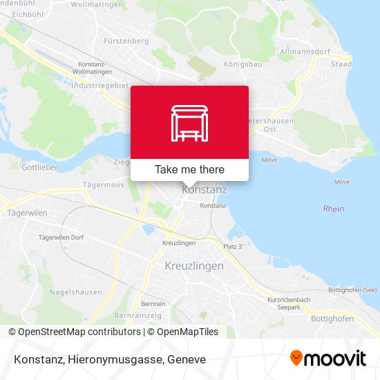 Konstanz, Hieronymusgasse map