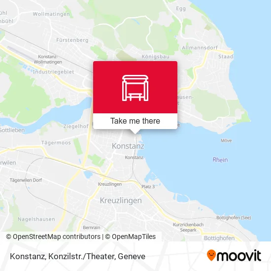 Konstanz, Konzilstr./Theater map