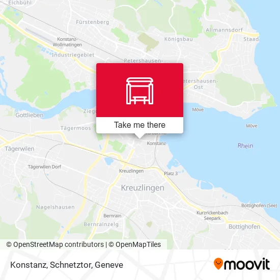 Konstanz, Schnetztor map