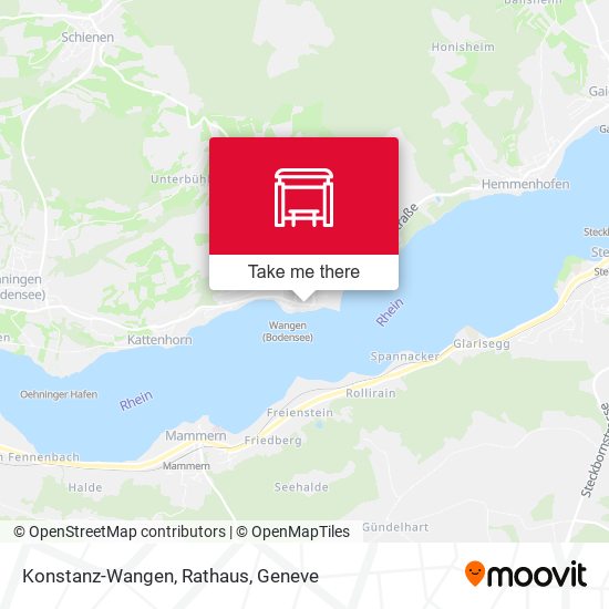 Konstanz-Wangen, Rathaus map