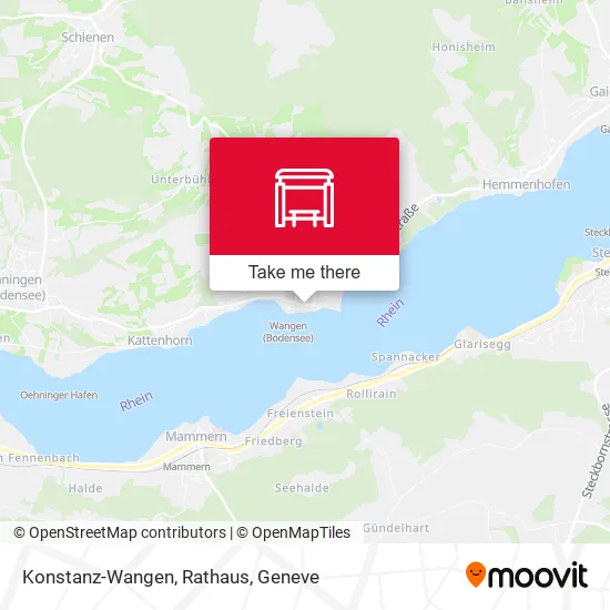 Konstanz-Wangen, Rathaus map