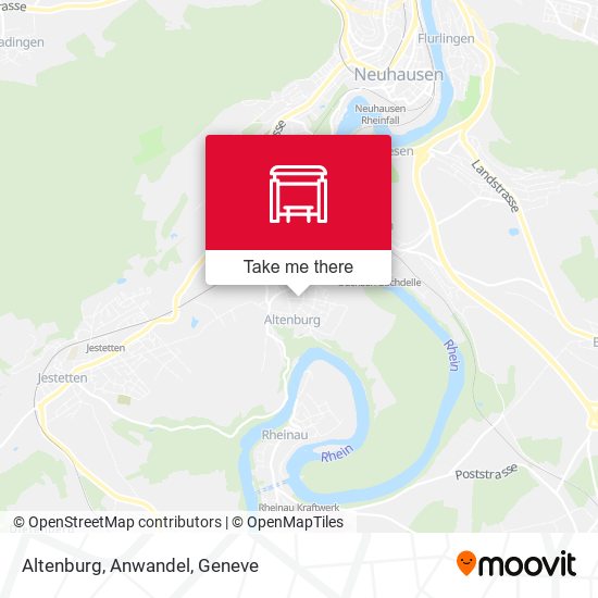 Altenburg, Anwandel map
