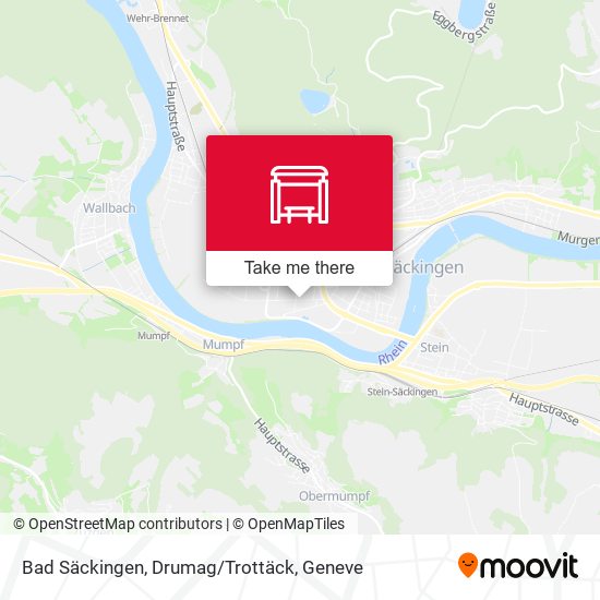 Bad Säckingen, Drumag/Trottäck map