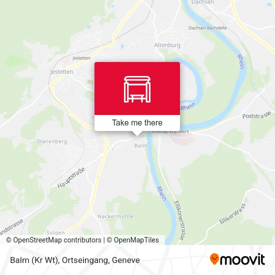 Balm (Kr Wt), Ortseingang map