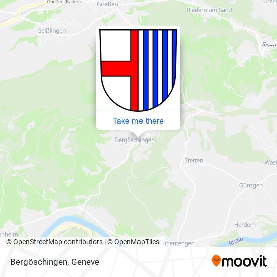 Bergöschingen map