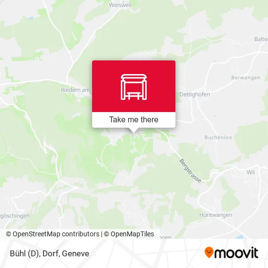 Bühl (D), Dorf map